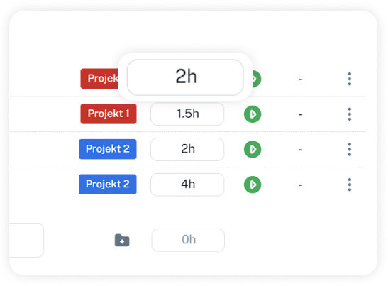 Szacowanie czas na zadanie w WorkClocker